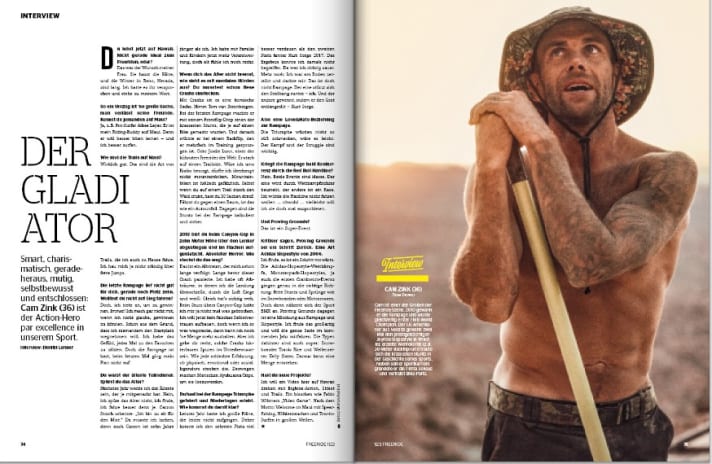 Daredevil Cam Zink in an interview.