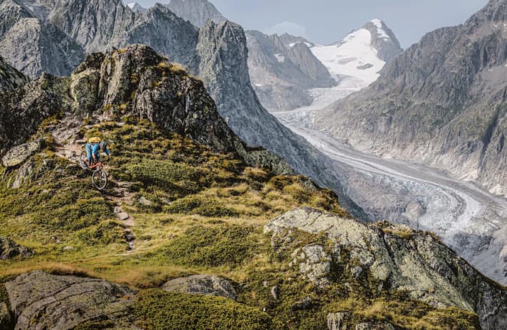 Glacier railway: Fiescheralp, Switzerland