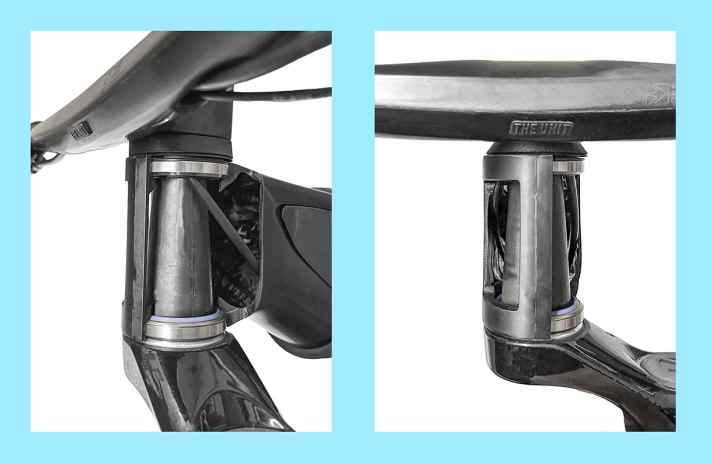 Schematic representation of internal cable routing