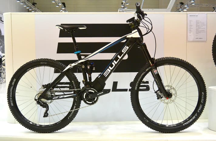  The genuine all-mountain/enduro fully E-Stream Enduro FS is only recognisable as a pedelec at second glance.