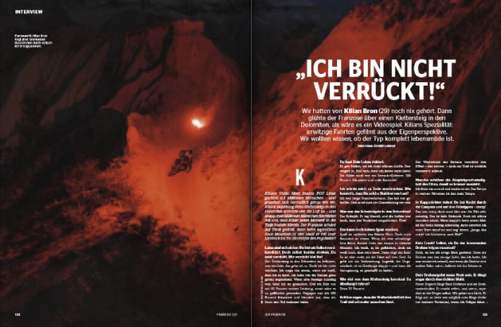   Kilian Bron: „Ich bin nicht verrückt!“ 