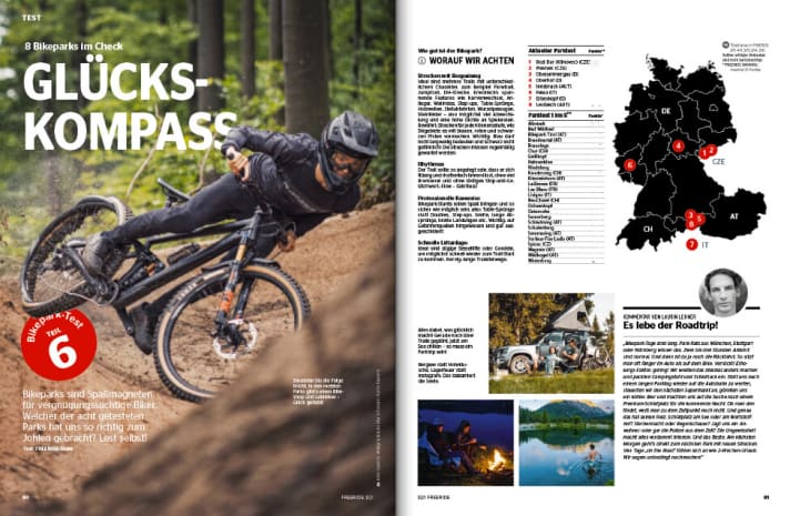   8 Bikeparks im Check. 