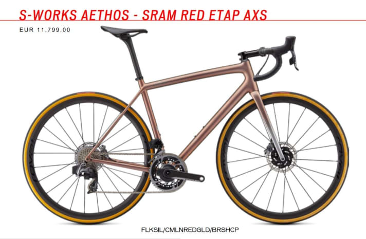 Modèles Specialized Aethos