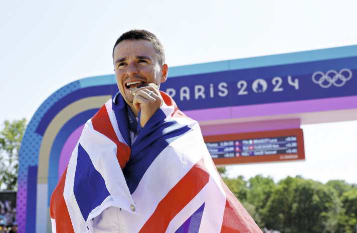 Did not let the victory slip away: Britain's Tom Pidcock secured the gold medal in the men's cross-country race after a thrilling chase.