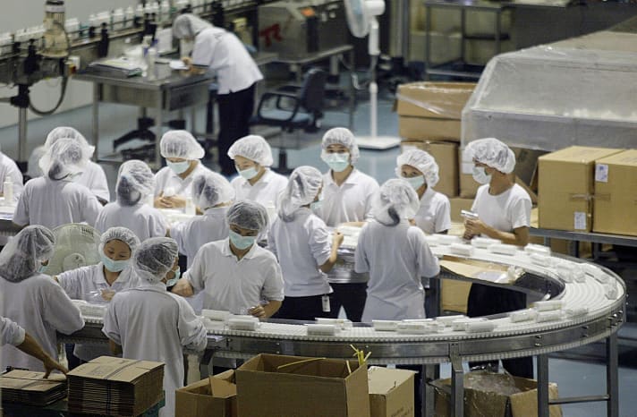   The Chinese bicycle industry is already recovering. From the end of March, production capacity for bicycle frames is expected to be back at 100 per cent.