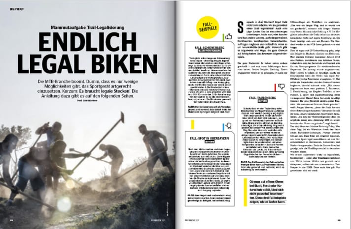   Report: Legalisiere einen Trail.  