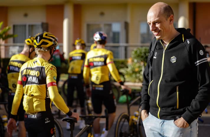 Mathieu Heijboer est depuis cette saison le nouvel entraîneur de Wout van Aert.