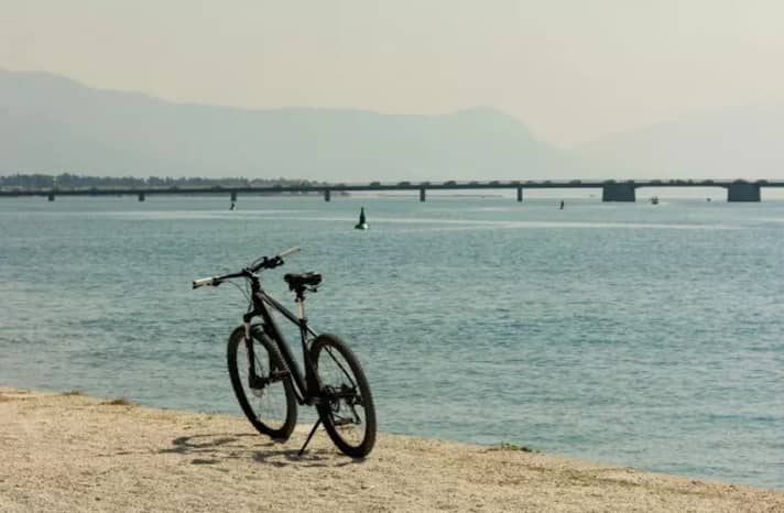 Kreuzfahrt-Radfahrt-Misching an der Adria