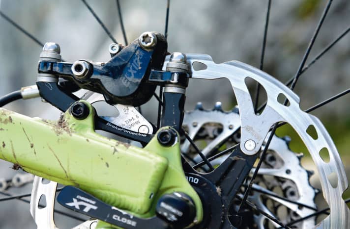   The brakes: stable and easy to modulate, but unfortunately prone to squealing.