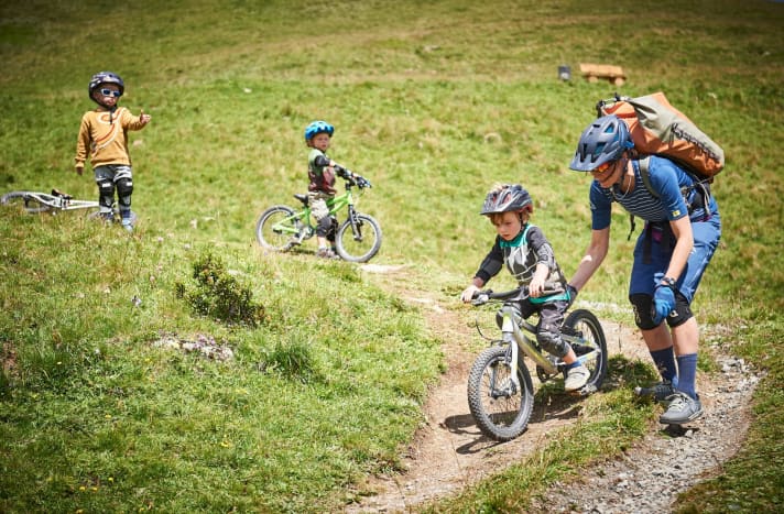   More trails suitable for families. The Hörnli trail in Arosa/Lenzerheide in particular was built in such a way that even smaller riders can ride it.