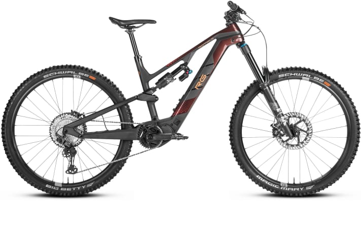   <a href="https://www.bike-magazin.de/emtb/test/test-2022-rotwild-r-g-375" target="_blank" rel="noopener noreferrer nofollow">Rotwild R.G 375: </a> The Rotwild doesn't shy away from any descent and still feels light - at least at a brisk pace. / Suspension travel: 180 mm; Tyre size: 29 inch; Battery: 375 watts; Weight: 20.44 kg; Price: € 8999