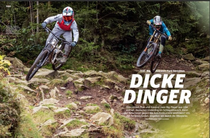 Three big bikes in the test.