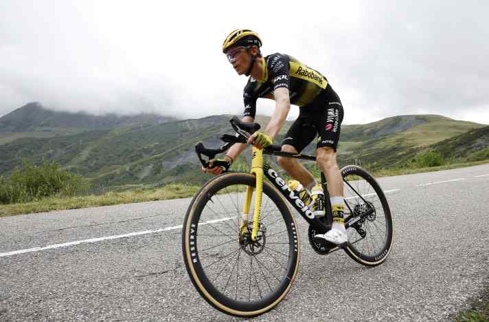 Sepp Kuss on the Cervélo R5