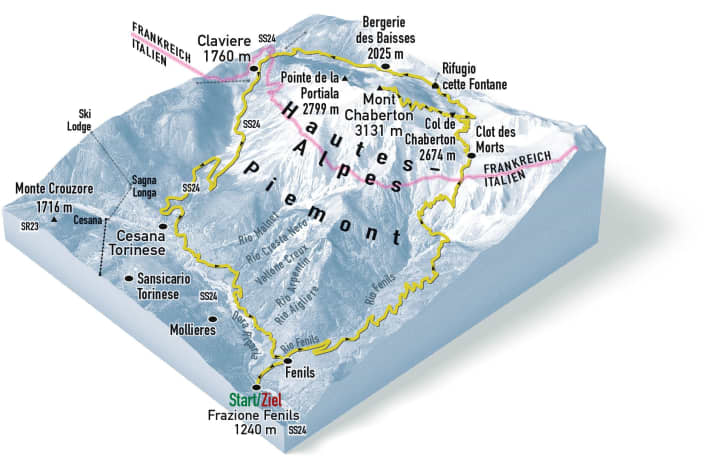 If you want to conquer the King of the Cottian Alps, you need strength and psyche for almost 2000 metres of altitude in one go and in steep terrain.