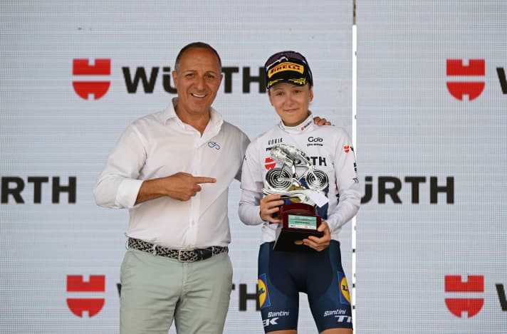 Gaia Realini showed just how much potential she has last season. Among other things, she was named the best young rider at the Giro d'Italia