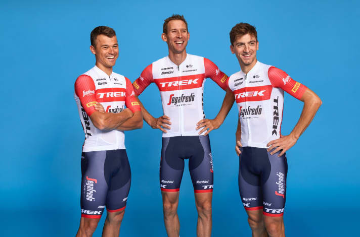 Das neue Trikot der Männer von Trek-Segafredo 