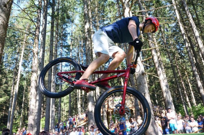   Fabio Wibmer opens Trial Bike Park in East Tyrol