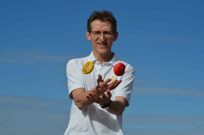 Sports scientist and Life Kinetics inventor Horst Lutz.