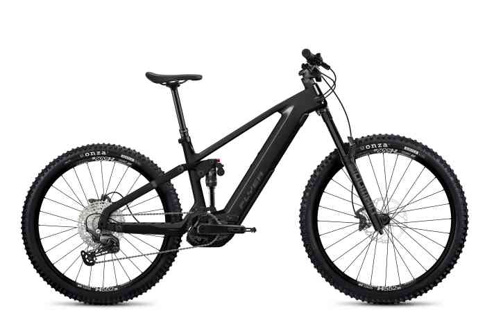 Flyer Uproc Evo:X 4.10 hat für 7399 Euro ein Fahrwerk aus Rockshox Domain-Gabel und Suntour-Dämpfer an Bord.