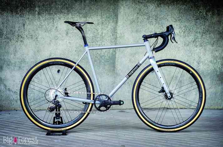 Work of art: Big Forest offers customised steel frames from 1799 euros - and frame building courses for soldering them yourself.