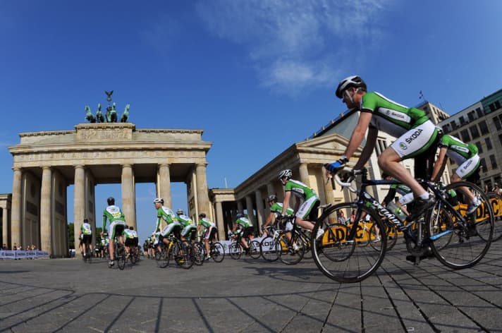   Der Škoda Velothon Berlin ist eines der wichtigsten Jedermann-Rennen