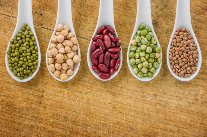 If you eat a vegan diet, you should eat lots of pulses - preferably in combination with cereals