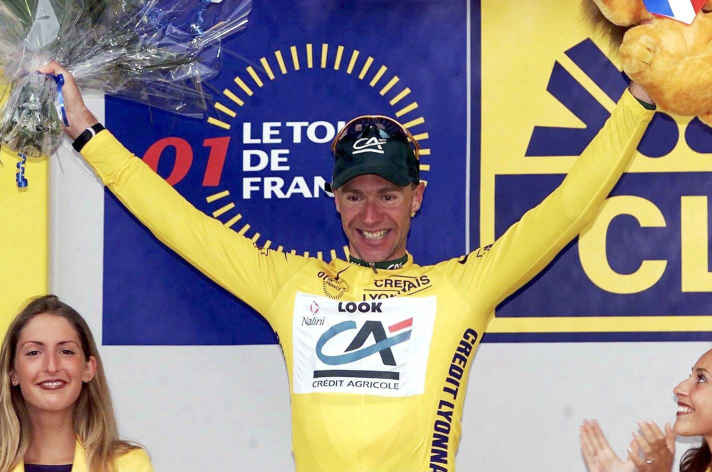 Jens Voigt feierte für Crédit Agricole bei der Tour de France 2001 große Erfolge: Er gewann eine Etappe und trug für einen Tag das Gelbe Trikot.