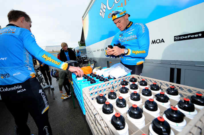 Adam Hansen (à droite) a participé à son premier Tour de France en 2008.