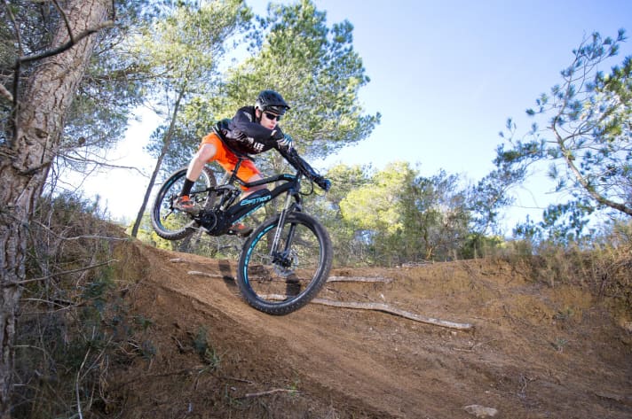   Auf den Trails von Mallorca macht das BH-All Mountain sichtlich Spaß.