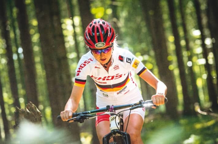   Zweites Training: eine lockere Tour durch die schattigen Wälder des Schwarzwalds.