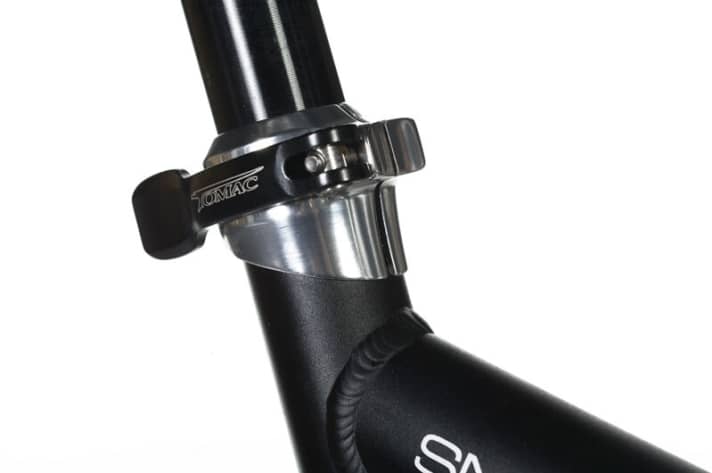   Despite the 29-inch tyres, the rear triangle offers sufficient tyre clearance, even in muddy conditions.