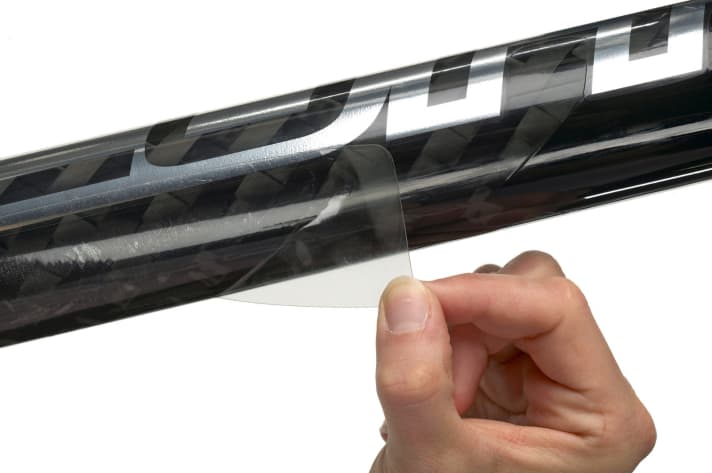   Protective film for carbon fibre