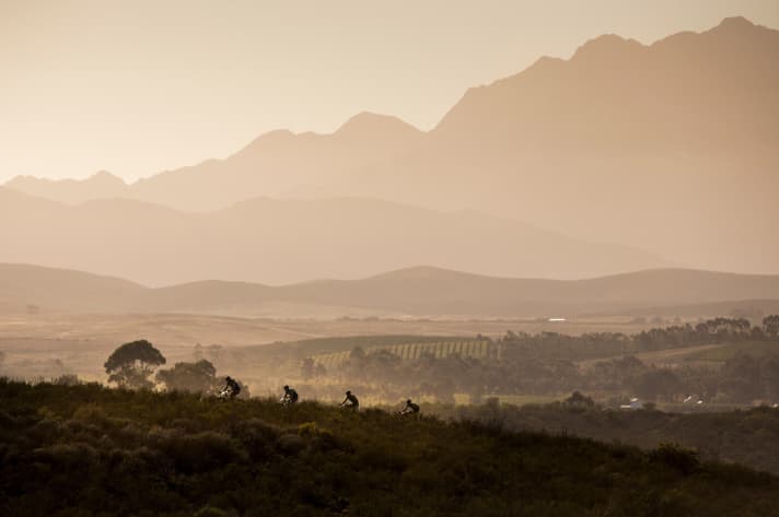   Europeans have to work hard in the winter to get through a race as tough as the Cape Epic in March.