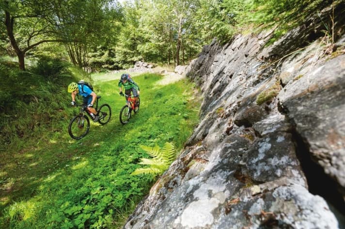   You have to conquer nine peaks in the Ore Mountains on the Stoneman Miriquidi, highlights downhill are the Rabenberg trail centre and the flow trail down from Klinovec.