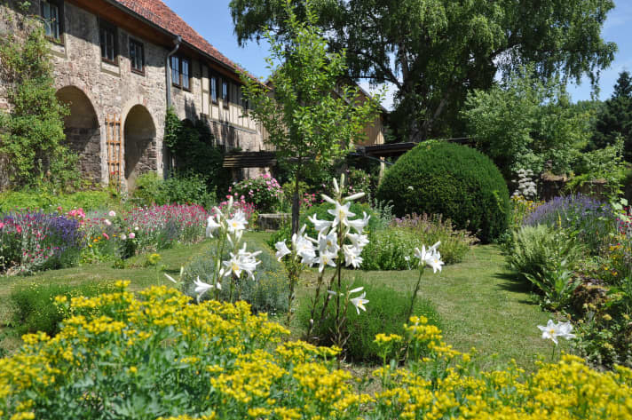 Kräutergarten im Kloster Michaelstein