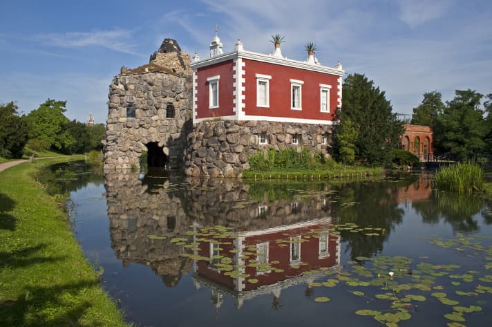 Villa Hamilton auf der Insel Stein Foto: Heinz Fräßdorf