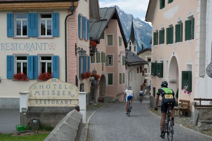 Schwalbe TOUR Transalp 2015, 2. Etappe Imst - Davos