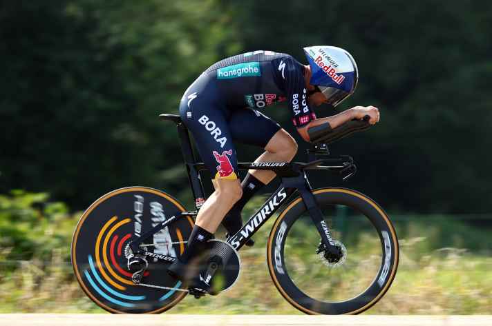 Strong performance: Maximilian Schachmann is the best German in ninth place in the time trial