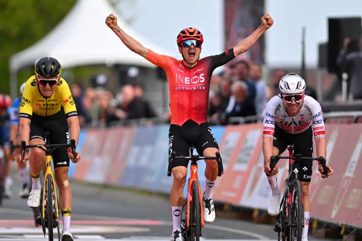 Am Sonntag gewann Thomas Pidcock das Amstel Gold Race