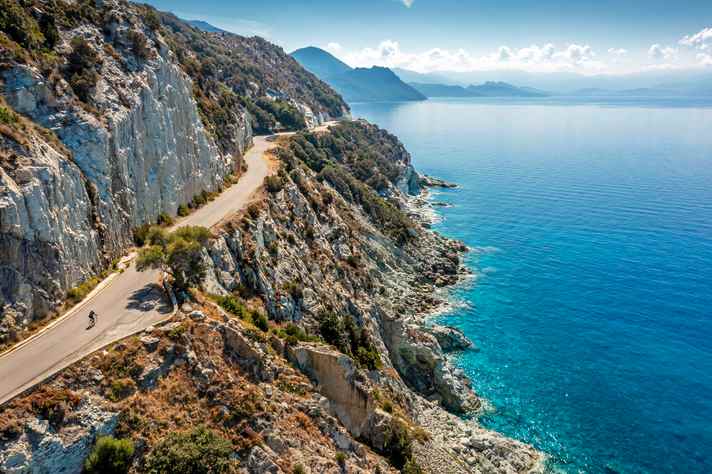 Corsica: Cycling and enjoying Cap Corse near Nonza