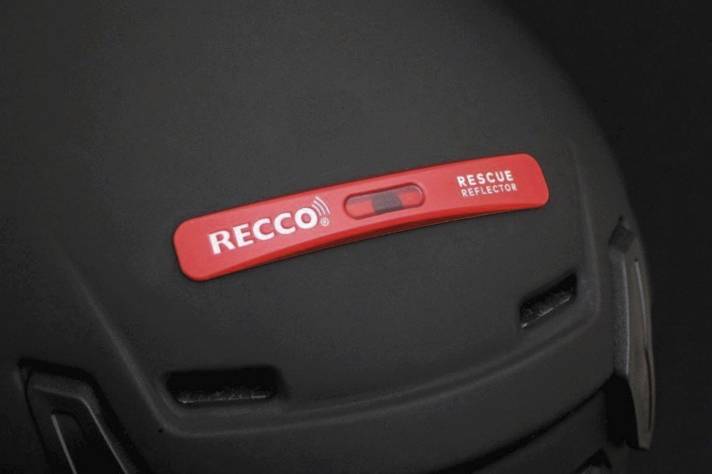 Recco system on the helmet