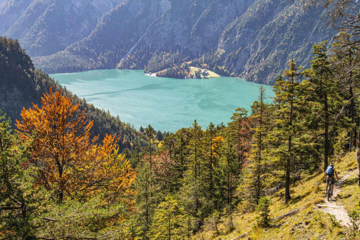 Lake Garda can't be much more beautiful, only bigger - and the lake offers even more trails overall.