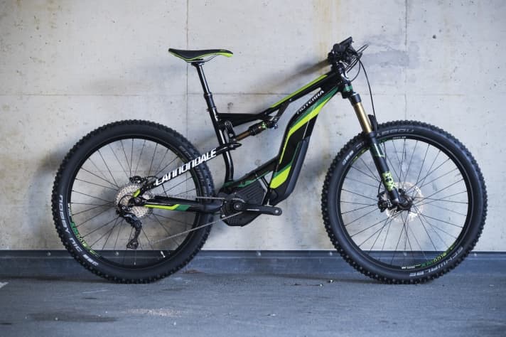   Das neue Cannondale Moterra: das erste E-MTB-Fully der Amerikaner.