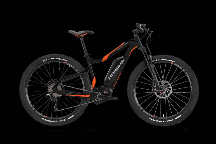   29 inch plus: the Haibike XDuro HardNine breaks new ground in terms of tyre size.