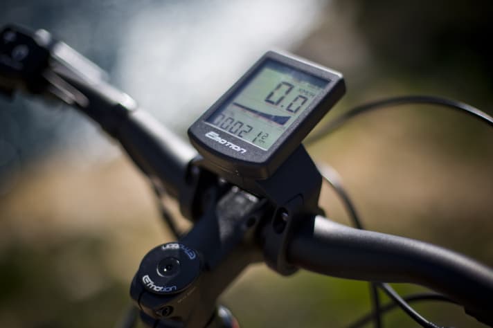   Das Display kommt von der Hausmarke Emotion. BH Bikes setzt beim Atom Lynx auf vier verschiedene Unterstützungsstufen.