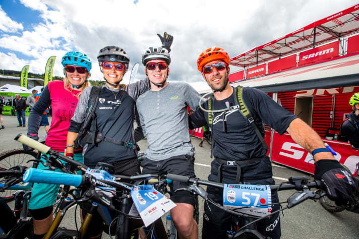   The atmosphere at the start and at the Challenge itself is always friendly - people help each other.