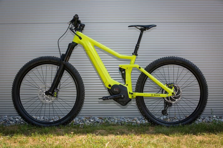   The show bike from the Bosch presentation could be a prototype of the Cube Stereo Hybrid.