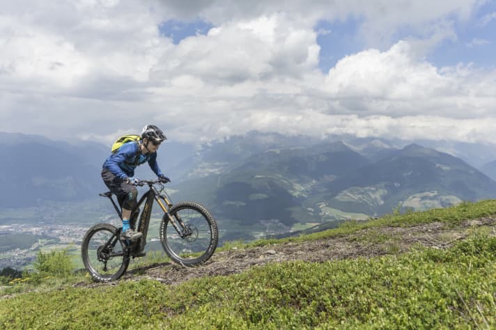   First endurance test for the Moustache Samedi 27 on the trails at Kronplatz.