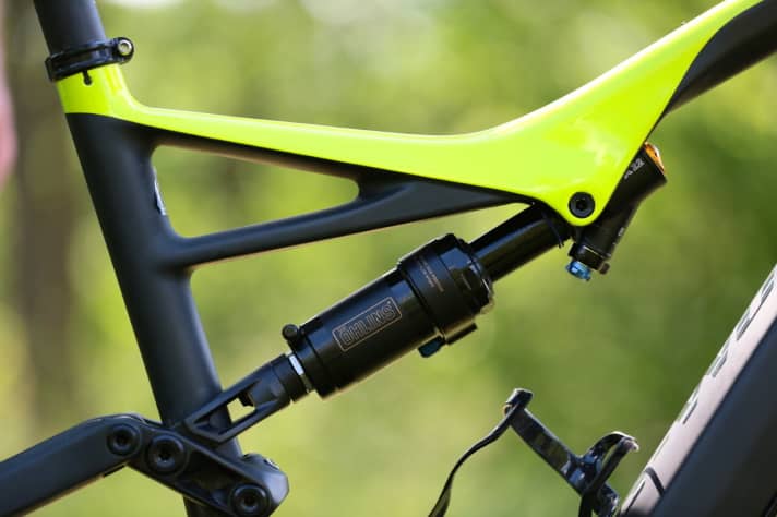   The Öhlins suspension on the top model is designed to impress with its exclusivity and many adjustment options.