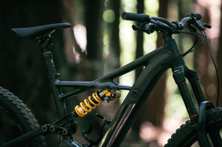   The Kenevo is modelled on the Enduro from Specialized - clearly recognisable by its frame shape.